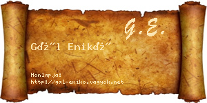Gál Enikő névjegykártya
