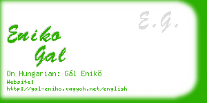 eniko gal business card