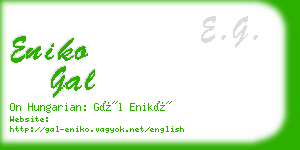 eniko gal business card